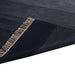 Blue, Rectangle, Stripe Pattern PEQURA Rug