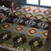 Multi Color, Transitional Geometric Pattern, Wool PEQURA Rug