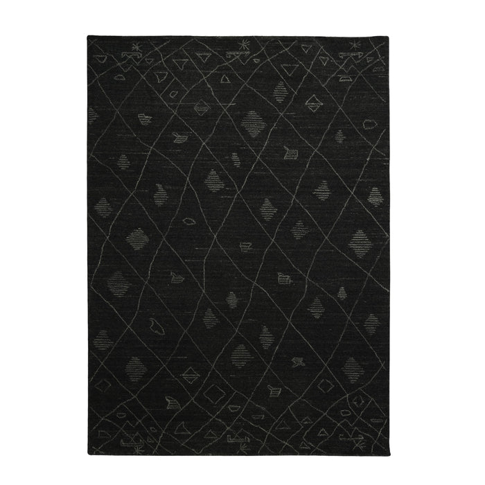 Dark Grey, Tufted, Natural Wool PEQURA Carpet