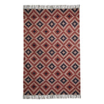 Kilim, Tri-color, Hand-woven PEQURA Carpet