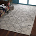 Beige and Black, Texture, Tufted, Texture Wool PEQURA Rug
