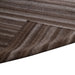 Brown, Stripe Pattern, Hand-woven PEQURA Rug