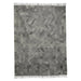 Grey, Hand-woven, Flat Weave PEQURA Rug