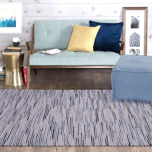 Abstract pattern, Natural White and Grey, PEQURA Rug