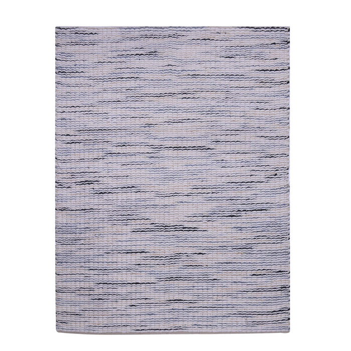 Abstract pattern, Natural White and Grey, PEQURA Rug