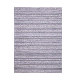 White and Grey, Stripe Pattern, PEQURA Rug
