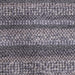 White and Grey, Stripe Pattern, PEQURA Rug