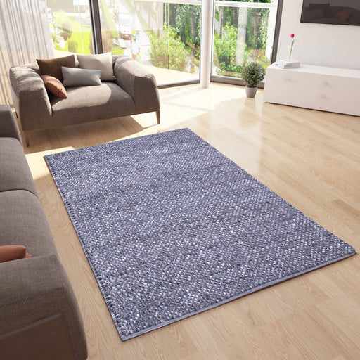 Grey, Bubbles, Abstract Pattern, PEQURA Rug