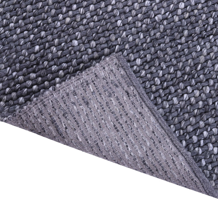 Grey, Bubbles, Abstract Pattern, PEQURA Rug