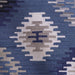 Beige, blue, and brown, Kilim Pattern, PEQURA Rug