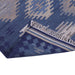 Beige, blue, and brown, Kilim Pattern, PEQURA Rug