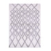 Grey and Ivory, Shags style, Geometric pattern, PEQURA Rug