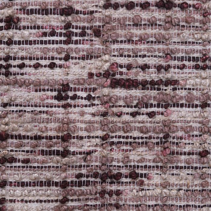 Maroon and Beige, Abstract Pattern PEQURA Rug