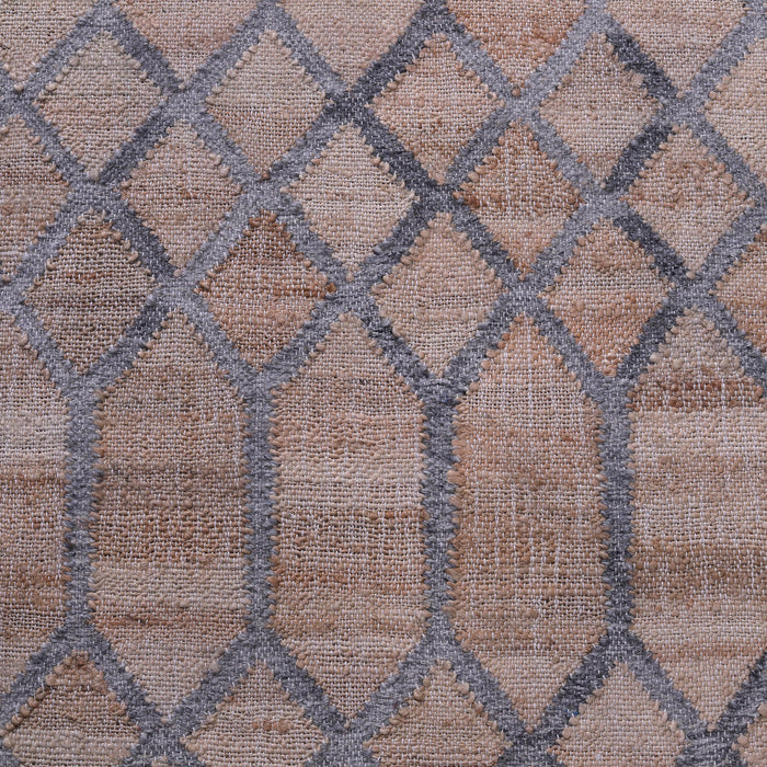 Grey, Jute, Hand-woven PEQURA Rug