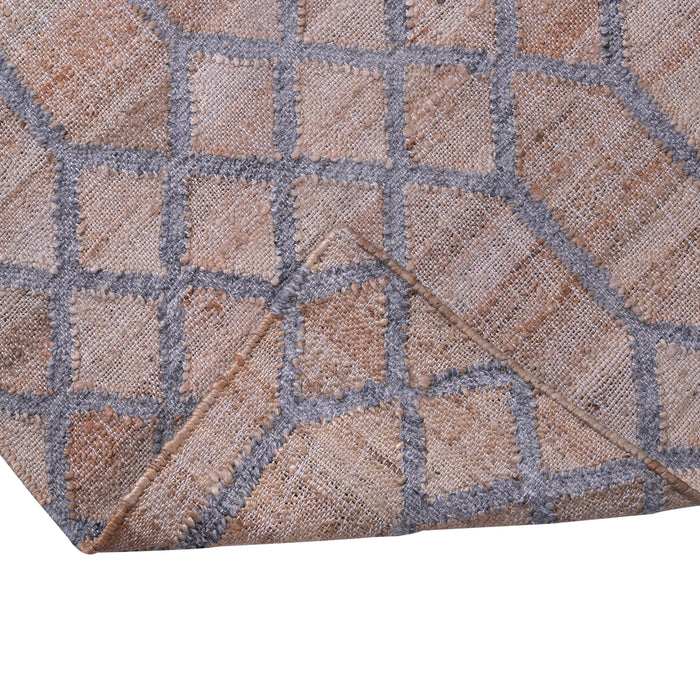 Grey, Jute, Hand-woven PEQURA Rug