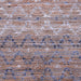 Blue and Off White, Geometric Pattern PEQURA Rug