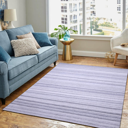 Grey, Stripe Pattern, Texture Wool PEQURA Rug