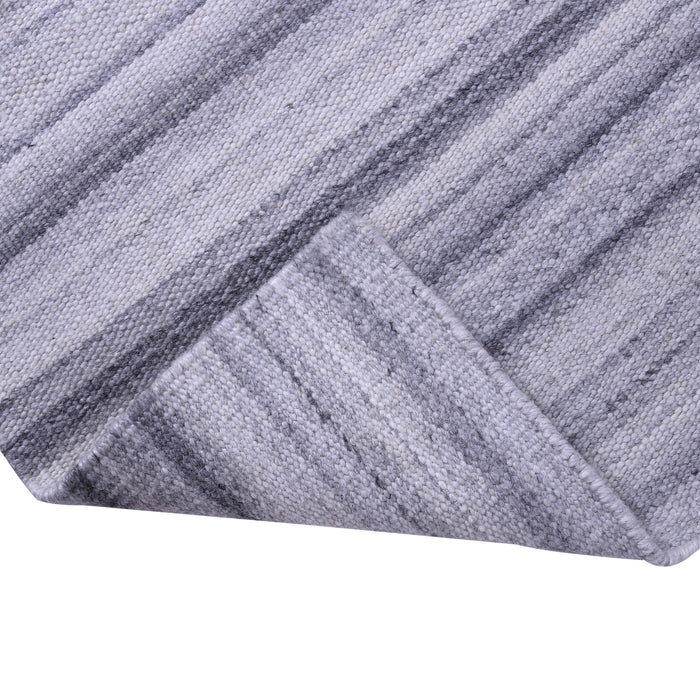 Grey, Stripe Pattern, Texture Wool PEQURA Rug