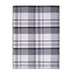 Black and Off-White, Check Pattern PEQURA Rug
