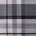 Black and Off-White, Check Pattern PEQURA Rug