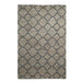 Dark Grey contrast Jute PEQURA Rug