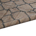 Dark Grey contrast Jute PEQURA Rug