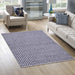 Grey and White, Stripe Pattern PEQURA