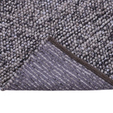 Grey, Abstract Pattern, Wool PEQURA Rug