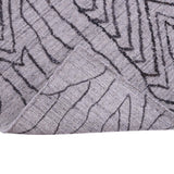 Natural Grey, Geometric Pattern PEQURA Rug