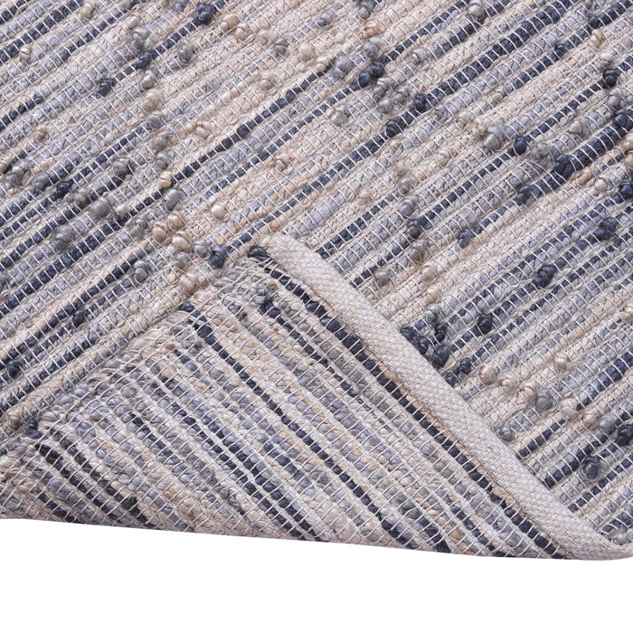 Natural Grey, Geometric, Jute PEQURA Rug
