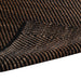 Black, Striped, Jute, Hand-woven PEQURA Rugs