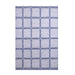 Blue and White, Check Pattern, Wool PEQURA Rug