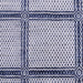 Blue and White, Check Pattern, Wool PEQURA Rug