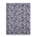 Grey and Black, Flat, Geometric, Rectangle PEQURA Rug