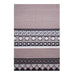 Black, Brown, and White, Geometric Pattern PEQURA Rug
