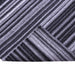 Black and Grey, Stripe Pattern, Flat, PEQURA Rug