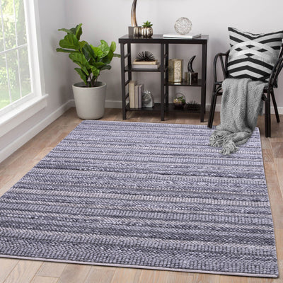 Grey, Hand-woven, Abstract PEQURA Rug