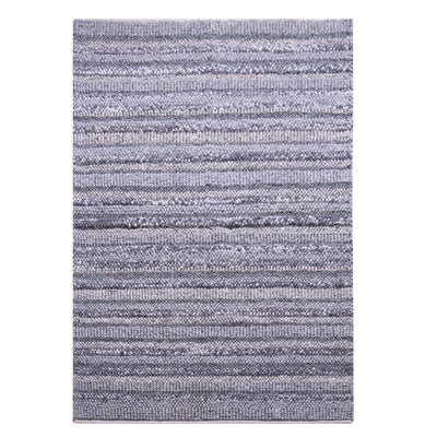 Grey, Hand-woven, Abstract PEQURA Rug