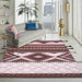 Beige and Brown, Geometric Pattern, PEQURA Rug