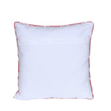 Ikat Pattern Aqua & White Cotton Cushion Cover