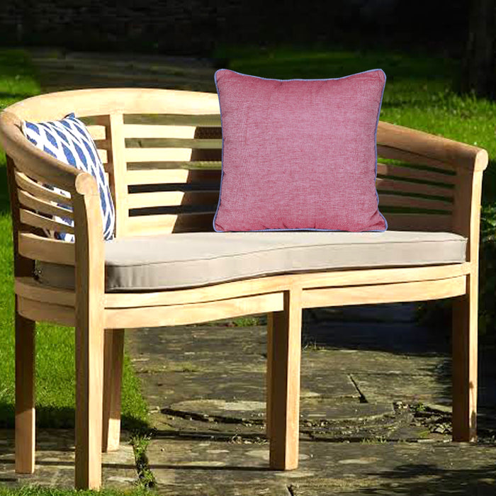 Plain Reversible Dual Side Pink Cushion Cover - Set of 2 Pcs