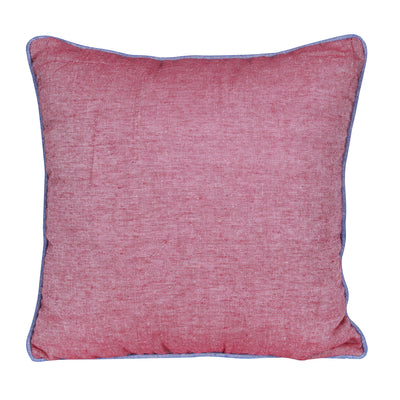 Plain Reversible Dual Side Pink Cushion Cover - Set of 2 Pcs