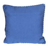 Blue Printed Patterned Handcrafted Cushion Cover