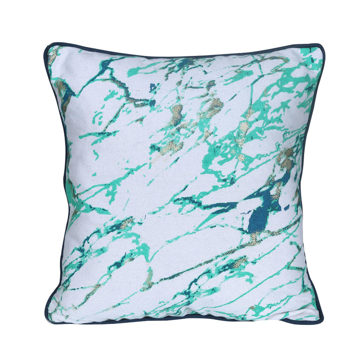 Blue Splash Texture Printed Cushion Cover