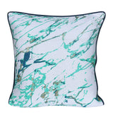 Blue Splash Texture Printed Cushion Cover