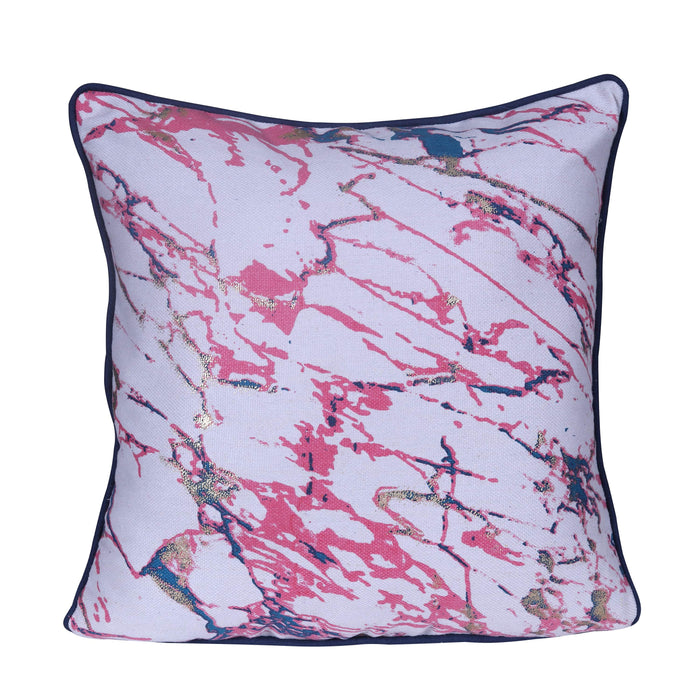Designer Red & Blue Printed Cushion Cover