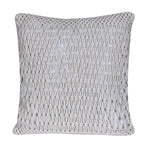 Multi Liner White Traditional Cushion Cover