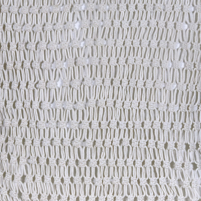 Multi Liner White Traditional Cushion Cover