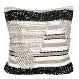 Geometric Wool & Cotton Patterned Cushion Cover