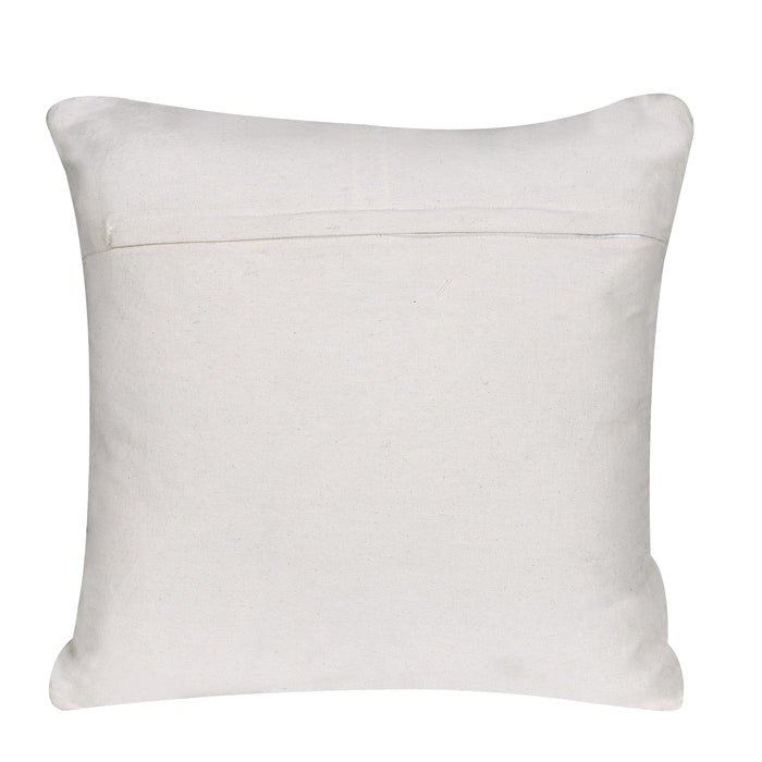 Geometric Floral Handmade Printed Cushion Cover